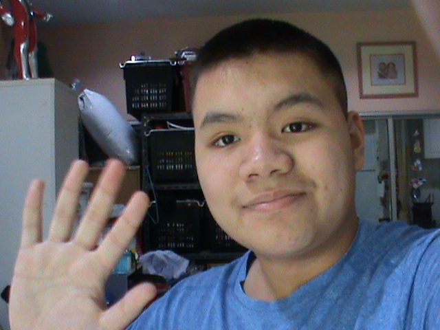 yup that's me trying to use my handycam